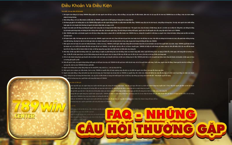 FAQ Những câu hỏi thường gặp