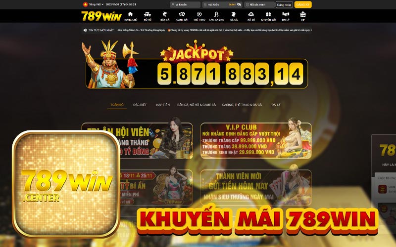 Các khuyến mãi hấp dẫn từ nhà cái 789Win